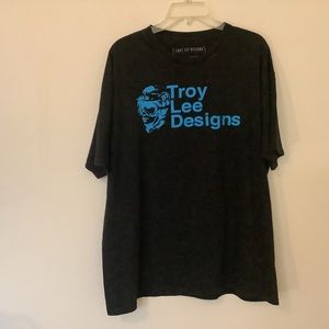 Troy Lee Designs Men’s Logo T Shirt Size XL  Short Sleeve Racing 81 Graphic BLK